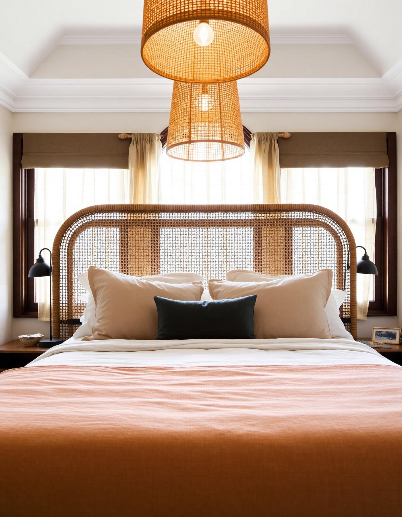 Bedroom rattan