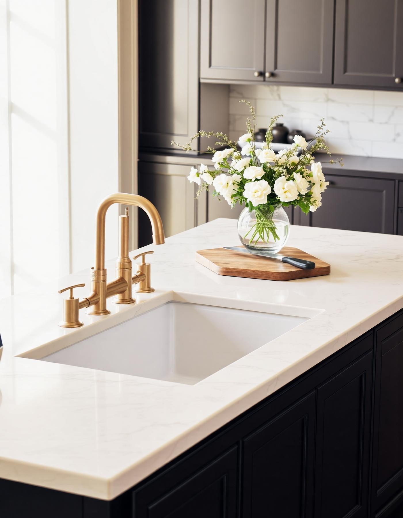 Kitchen sink detail